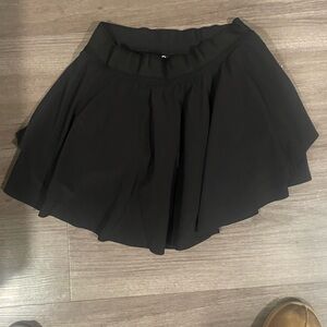 Black Lululemon tennis skirt